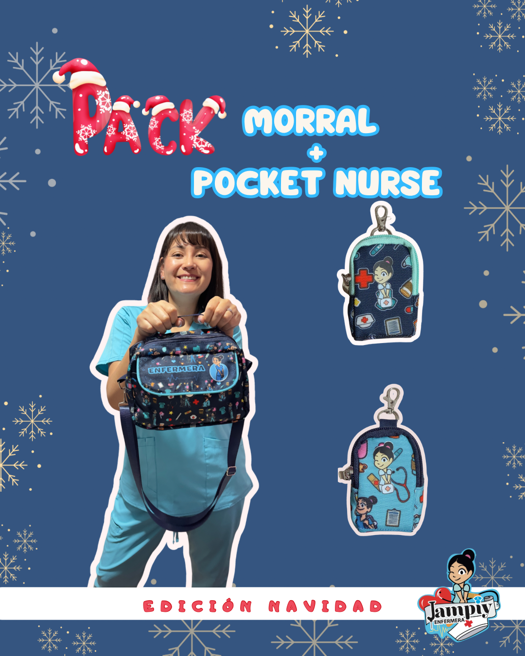 Morral enfermera + Pocket Nurse