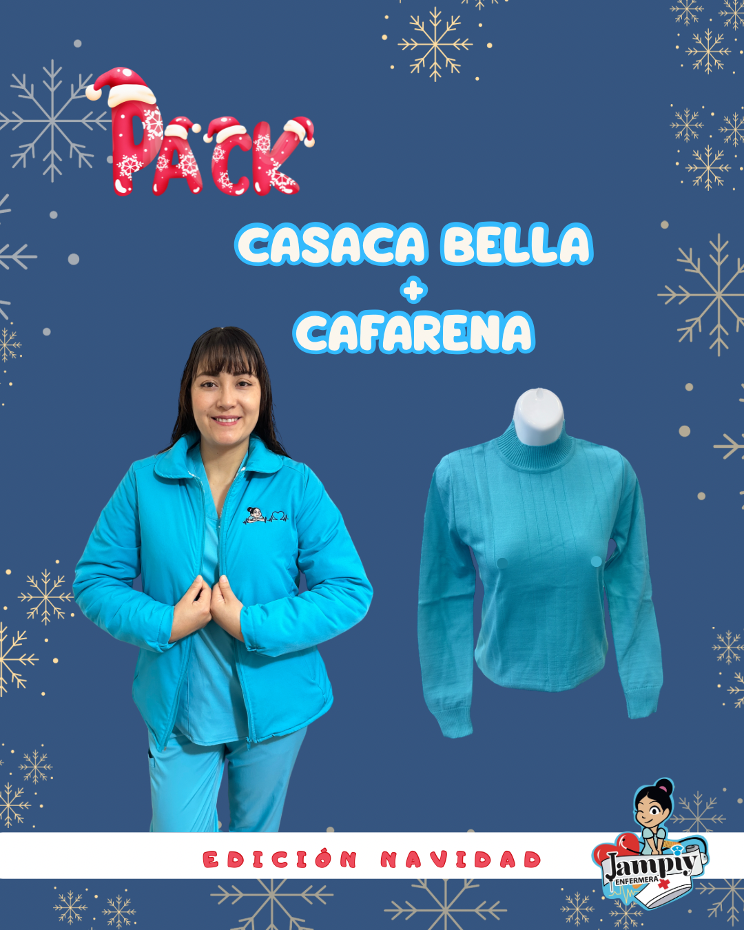 Pack casaca Bella + cafarena